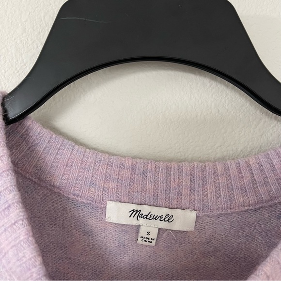 Madewell Alpaca Wool Payton Sweater (Lilac Heather) - Picture 11 of 11